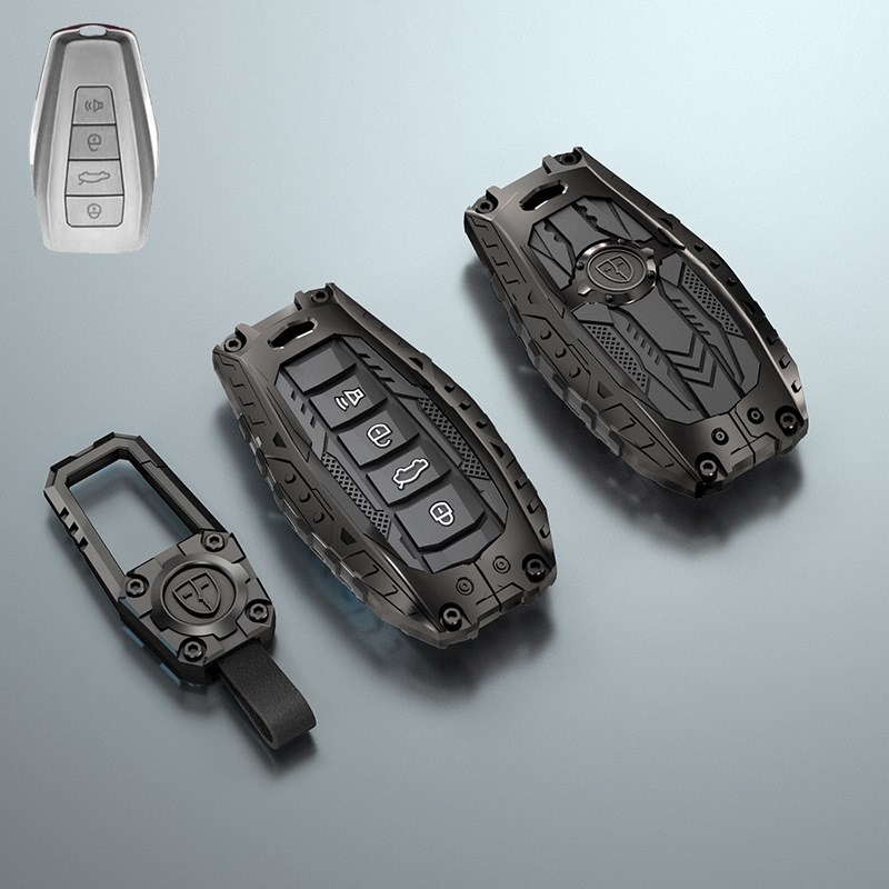 吉利专用帝豪钥匙套星瑞汽车配件壳博越L24款星越L钥匙套男士机甲
