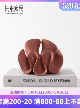 简约风灯笼花小摆件客厅茶几桌面摆设玄关酒柜案几美陈设计师软装