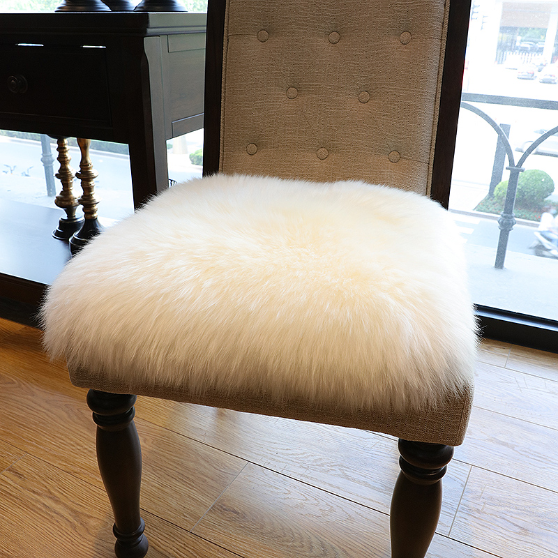 澳洲整张羊皮羊毛沙发垫椅垫学生电脑椅子座垫坐垫飘窗垫纯羊毛垫