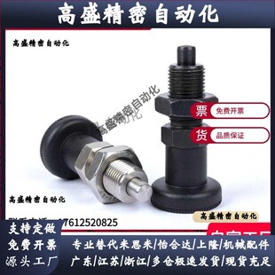 弹簧定位销 GN617 分隔定位柱 旋钮柱塞 M6M8M10M12M16M20 分度销