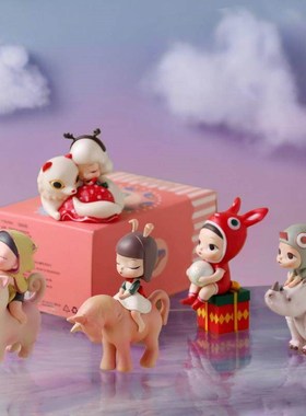 大减价白夜童话人物礼盒客厅酒柜办公室可爱装饰小装饰品家居配件