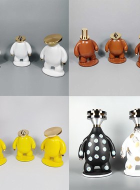 极简样板间客厅电视柜火山喷发雕塑摆件简约现代别墅家居软装饰品