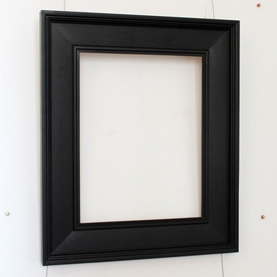 纯实木 油画参展用画框 黑色中式画框 松木 风景人物油画装裱