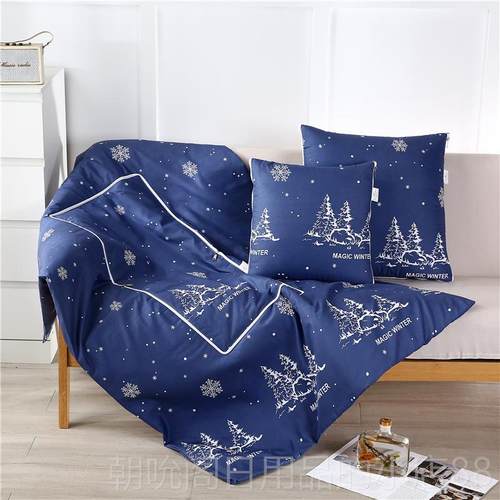 高档抱枕被子两用加厚汽折载办室车午睡枕头靠枕靠垫叠公空调毯二