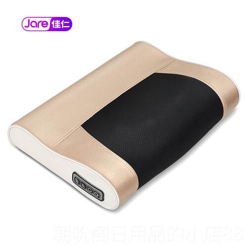 高档揉佳仁斜方枕颈椎按摩器恒加热捏用颈部背部腰部腿部家全身温