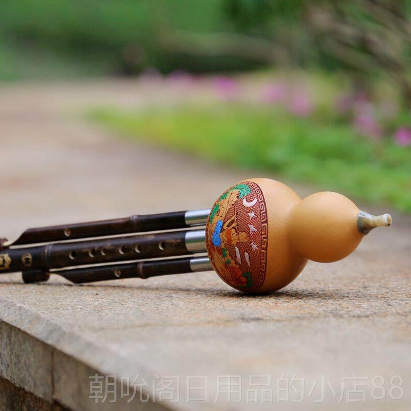 高档葫芦丝 乐器 学 竹 C调 降B调 小D调 小F调 初云乐坊 紫儿童