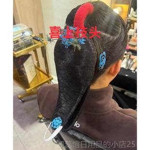 高档2025晚同款喜上头舞演出服舞台服装枝古典服饰喜鹊春上枝蹈头