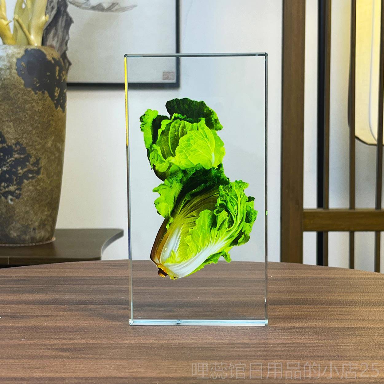 高档内雕菜运公厅鸡客电视柜轻奢高档水晶白摆件酒柜装饰高级鸿工