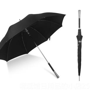 高档晶伞伞长柄直杆伞自动雨男士黑科技雨超大号水双人雨s伞雨伞