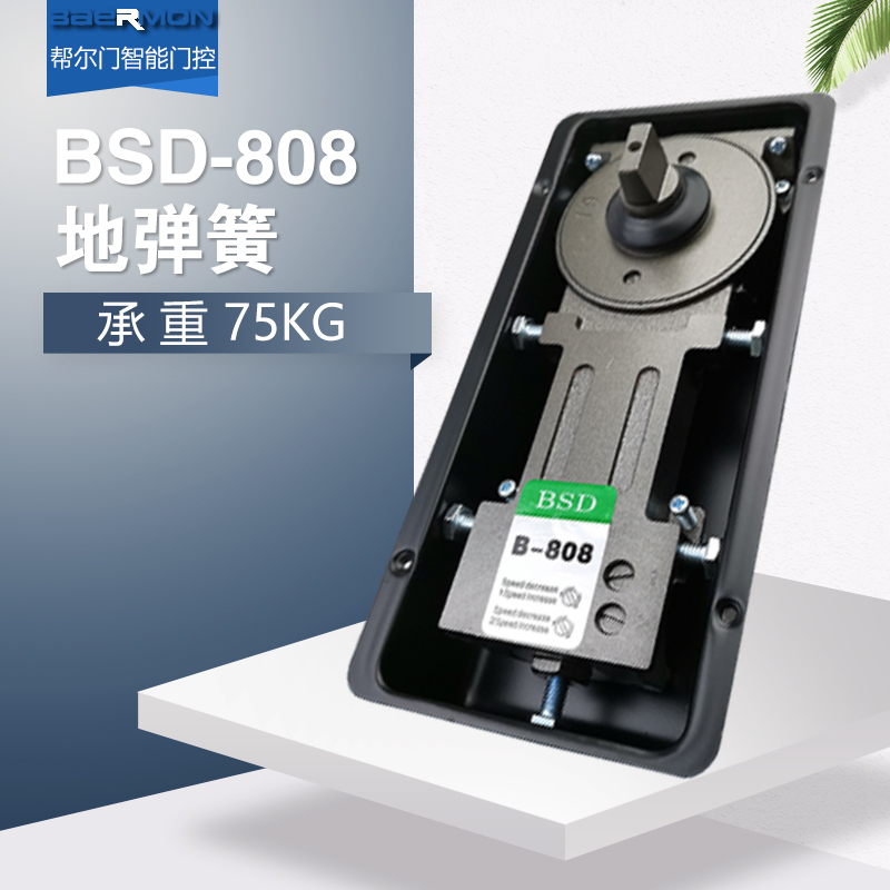 BSD-808无框有框不锈钢门玻璃门地弹簧无配件 保三年