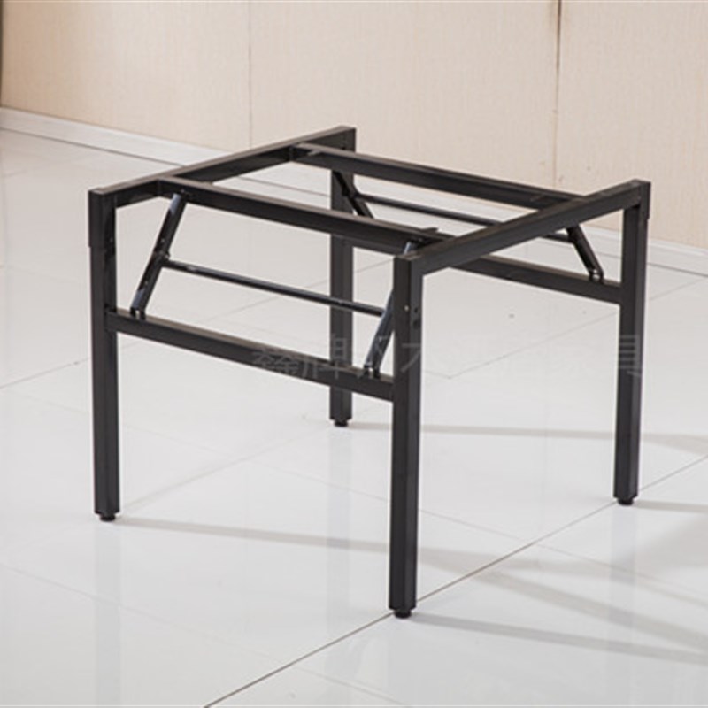 大圆桌支架方桌支架折叠桌餐桌脚酒店大圆桌折叠架桌脚桌腿铁架子