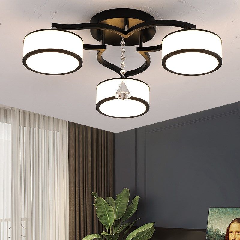 餐厅吊灯家用主卧室灯led客厅简约现代大气饭厅2024新款吸顶灯具