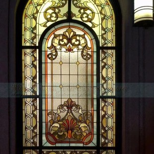 定制蒂凡彩晶立线艺术钢化玻璃水波纹银玻纹吊顶简约欧式隔断屏风