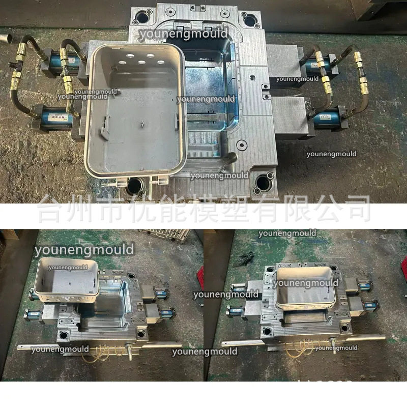 户外监控防雨ABS塑料带耳朵接线盒子IP67防水电器分线过线盒模具