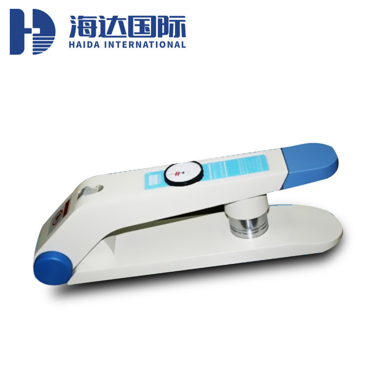 海达厂家直销皮革柔软度测试仪织物皮革皮具皮料软硬度试验机
