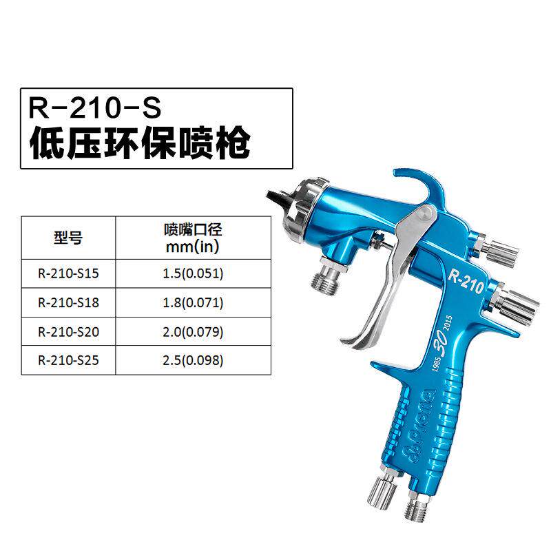 湾宝丽五金工具通用型喷枪高雾化喷漆工具R-210-S家具喷漆枪
