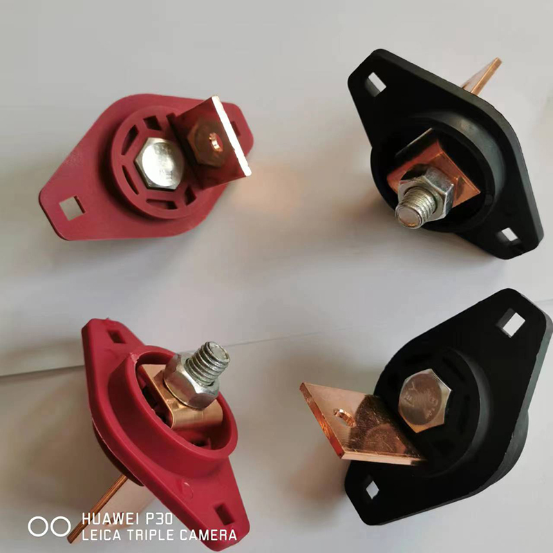 米勒接线端子焊机接线板耐高温输出端子紫铜导电板绝缘体含及配件