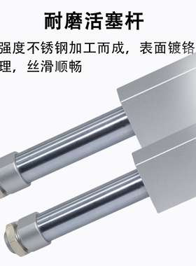 磁偶式无杆气缸RMS10/16/20/25/32/40X10X200KX300X400*500-1000S