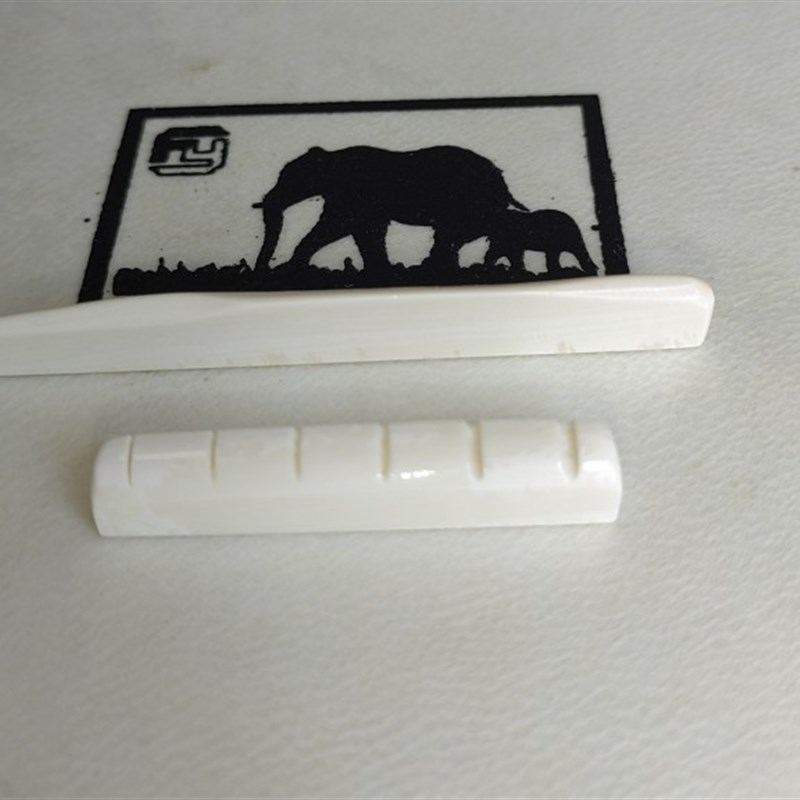 高端定制猛犸牙吉他上下弦枕民谣古典电吉他