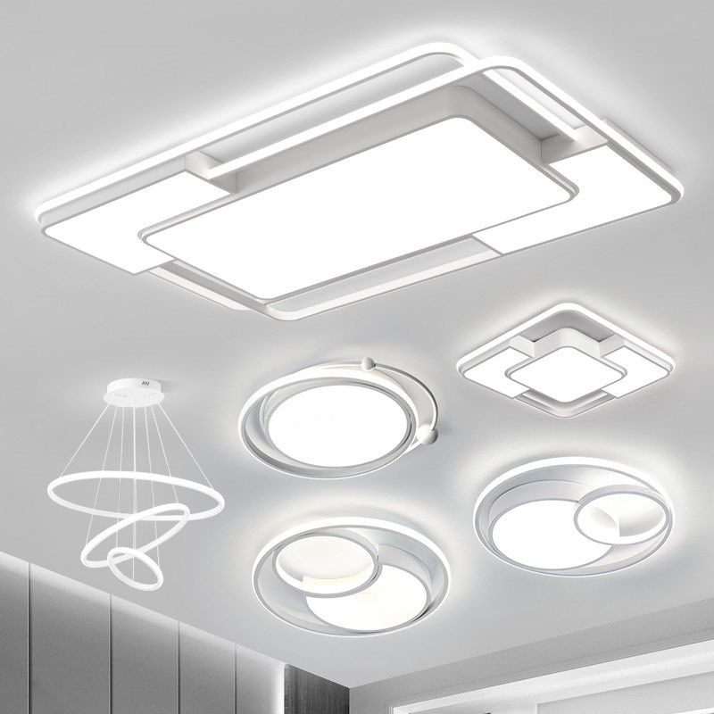 客厅大灯现代简约吸顶灯led超亮2024新款大厅主灯具组合全屋套餐