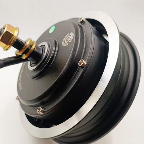 10寸滑板车大功率电机48 60V1500W50H分体式安装充气胎改装用