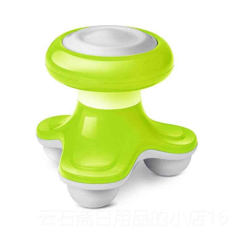 高档水波迷你三角按摩器颈椎腰头迷小型动USB电三脚你架振动仪