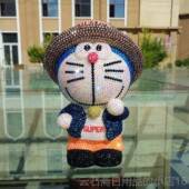 高档带子存钱罐贴钻帽可罐爱送卡通储钱搪胶储蓄罐儿童礼物女朋友