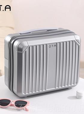 高档OTA14寸手提行箱附妆加女登李机迷你化箱收纳可套拉杆可包携