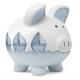 高档口美国进小猪猪陶瓷存钱罐创意存钱超筒大摆件家儿用童大人硬