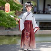 夏季 高档儿童汉服童古装 中风国国学服2男025新款 小学生服演出女童