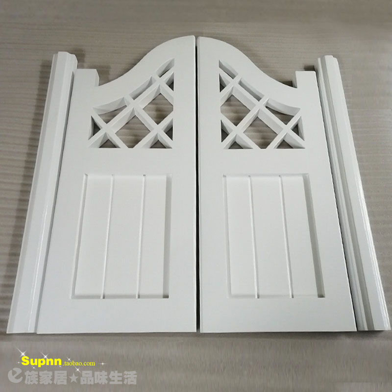 11年老店半腰门双开牛仔门隔断门地中海栅栏门实木门酒吧门吧台门