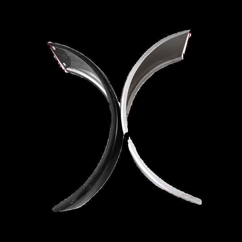 拖车配钢圈黑色银色轮眉1寸挡泥瓦货车挡板拖挂房车轮胎罩汽车改