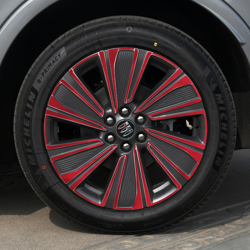 适用于23款别克E5改装轮壳贴纸20寸车贴划痕修复遮盖装饰防水贴膜