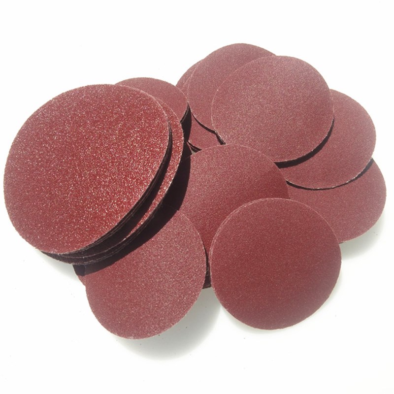 2寸3寸自粘圆盘砂纸片砂纸拉绒片打磨抛光干磨片mm植绒砂纸片