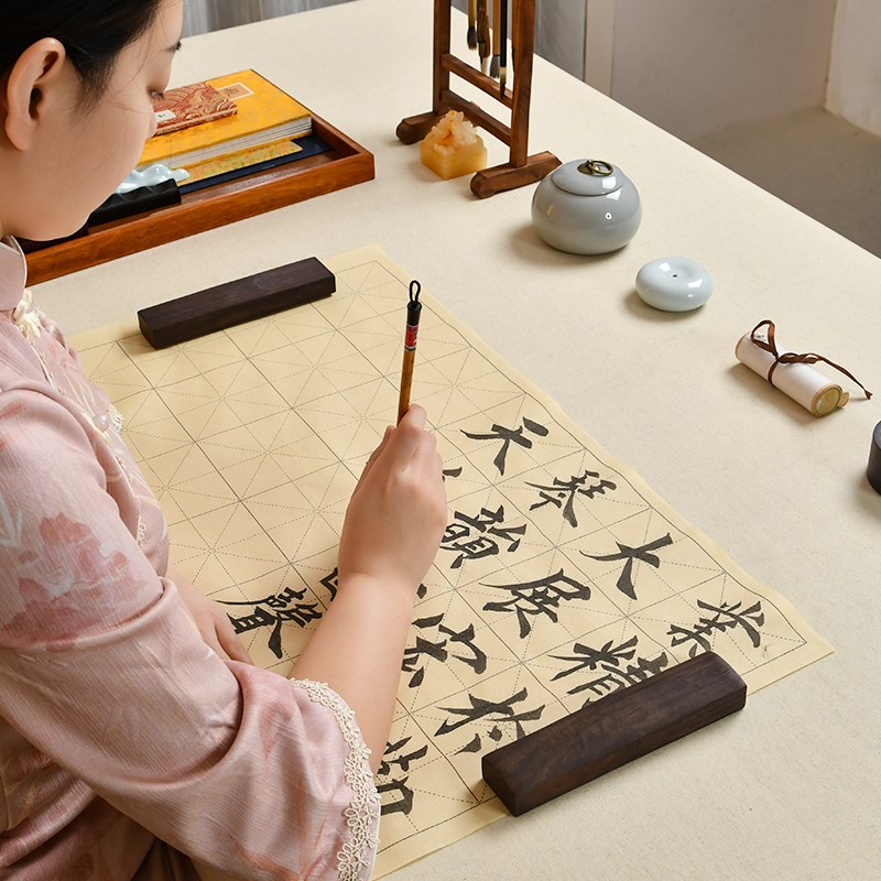 赵北纯羊毛毡书法专用写毛笔字垫的毛毡高密度不起球国画桌垫布专