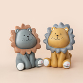 小狮子存钱罐可爱卡通男孩女孩储蓄罐可存可取室内家居摆件装 饰品