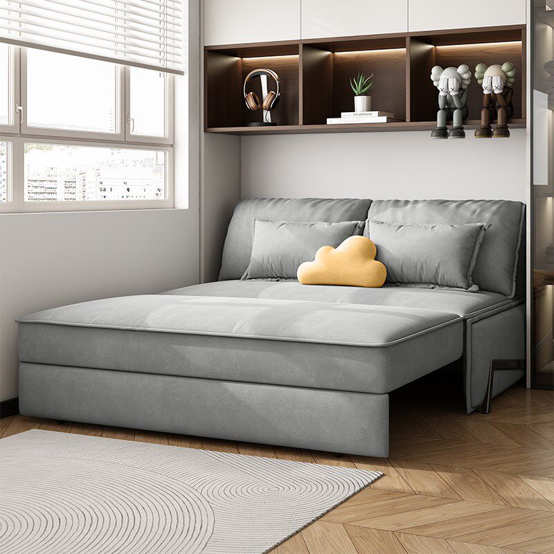 无扶手沙发床可折叠两用2024新款1.35米小户型阳台书房休闲客卧床