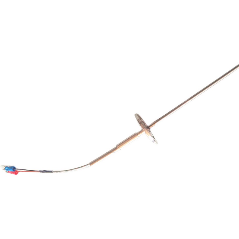 KF盲板铠装热电偶 铠装热电阻 真空温度传感器可弯曲探头K PT100