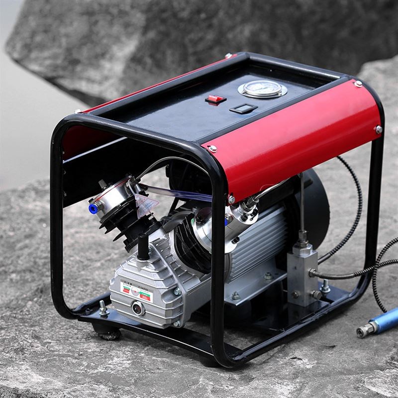 缸水冷电动高压打气机打气筒电动打气泵高压充气泵30mp抛投器