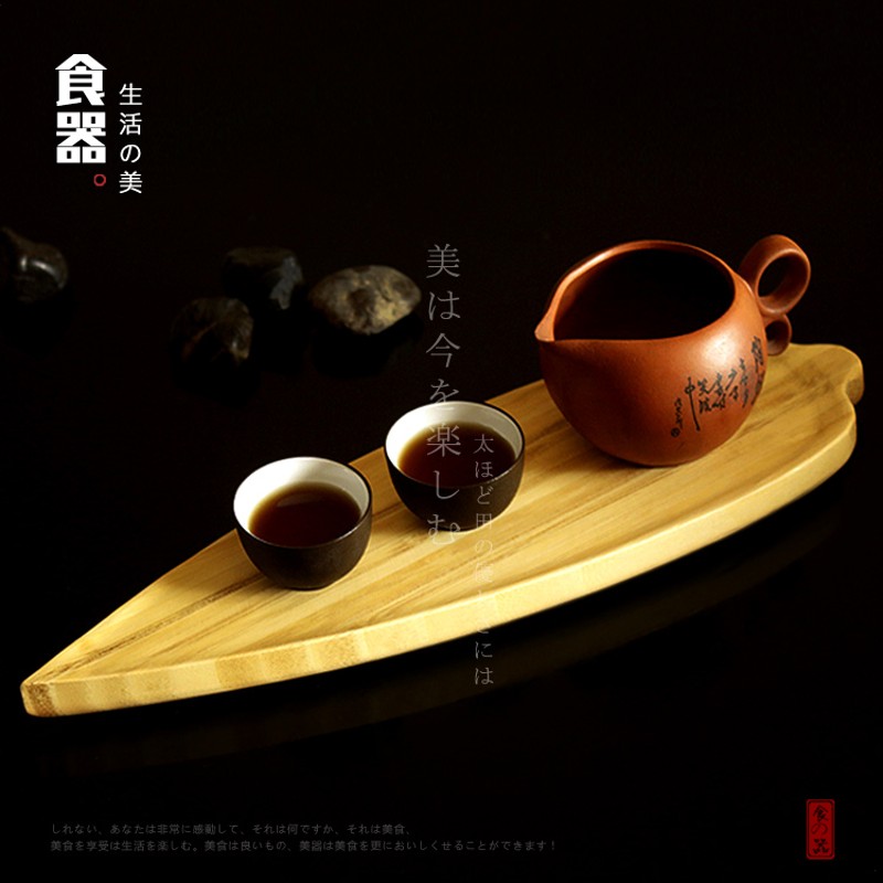 寿司竹叶子寿司板木托盘制品托盘茶盘水果盘寿司盛台料理刺身盛器
