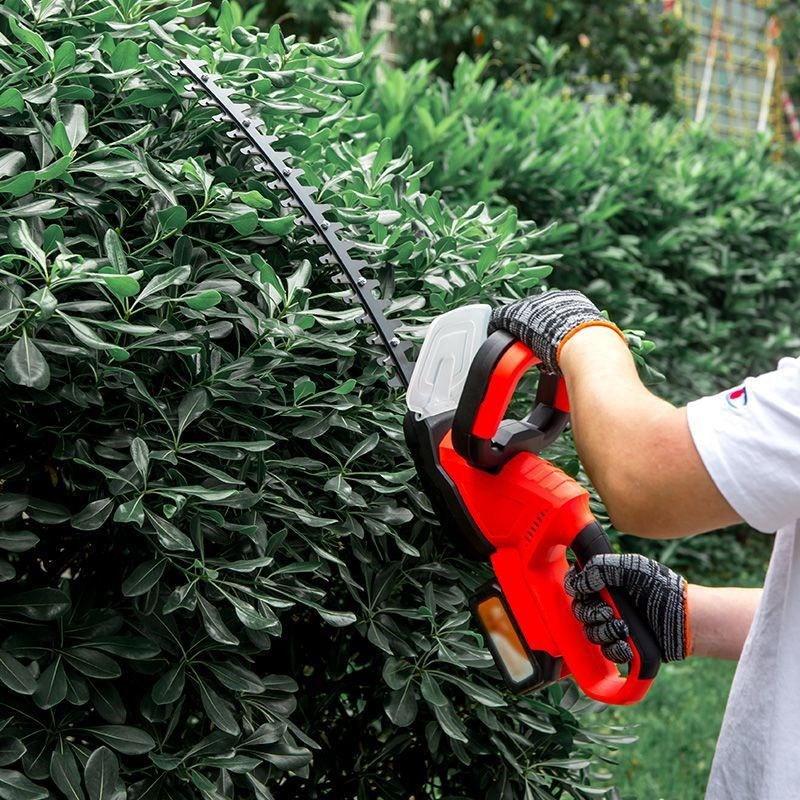 IKEBO无刷弧形修枝剪单手电动绿篱修剪机锂电池充电式园林绿化单