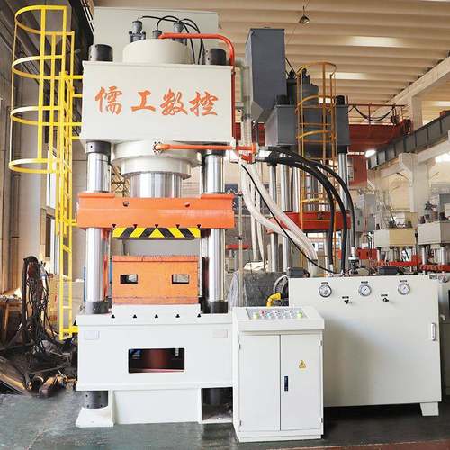 800吨汽车发动机配件冲压成型油压机现货800t金属拉伸四柱液压机