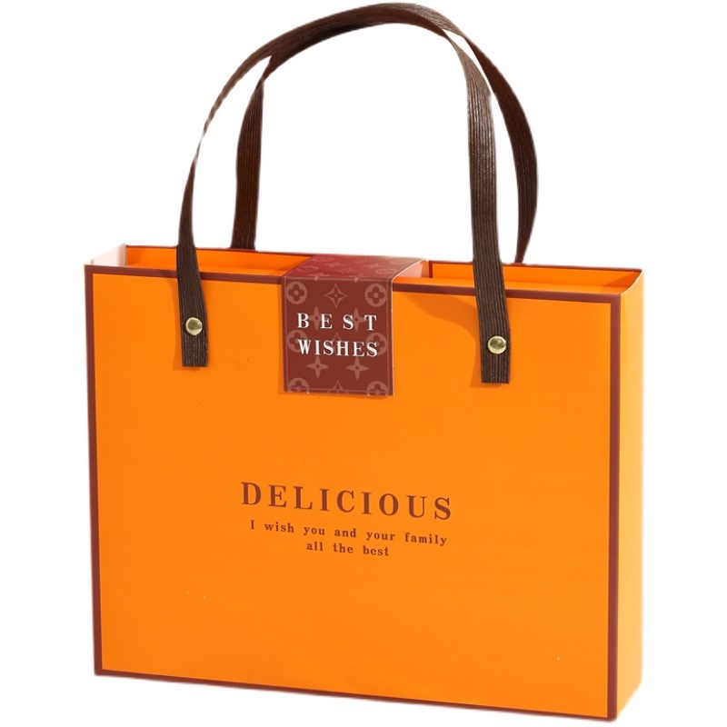 2023年新款月饼礼盒包装盒粒8粒中秋手提蛋黄酥空盒子克7