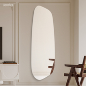 家用异形全身镜子女生卧室贴墙免打孔穿衣镜衣帽间墙面装 饰试衣镜