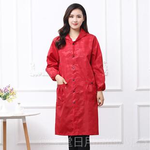 正品袖防围裙家用厨房护加衣罩长衣大人时尚男女防水油长款外套工