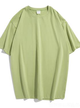 正品宽松落肩班作服定制t恤来图短订制团队loog工服团建文化衫纯