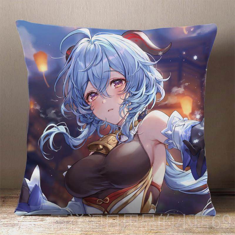 正品原神甘雨抱枕周边椰仆羊女次王小姐动漫二元双面定制睡觉宿舍