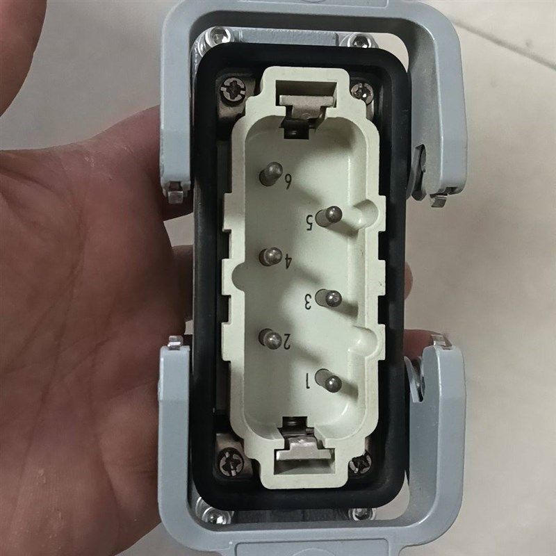 HARTING浩亭重载连接器6孔35A拆机件成色还可以