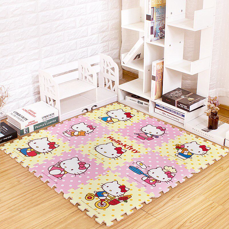 卡通拼接泡沫地垫儿童爬行垫防滑防摔卧室客厅隔凉防潮宝宝爬爬垫