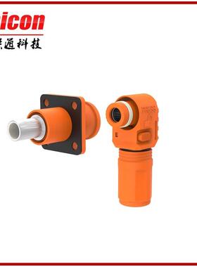 捷联通单芯储能电箱转接线150A插头 防水IP67快速对插防水接头